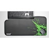 XXL green dragon keyboard musmatta, storlek: 73 cm x 33/28 cm