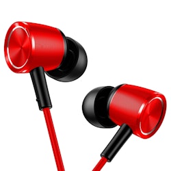 Baseus Encok H07 in-ear 3.5mm Röd