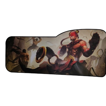 Lee Sin Leugue of legends XL E-sport keyboardmusmatta,73x33/28cm