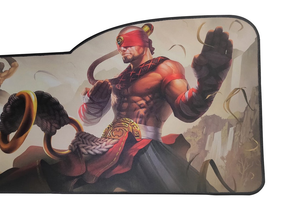 Lee Sin Leugue of legends XL E-sport keyboardmusmatta,73x33/28cm