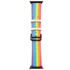 För Apple Watch 38/40mm Läderarmband Pride Svart Spänne