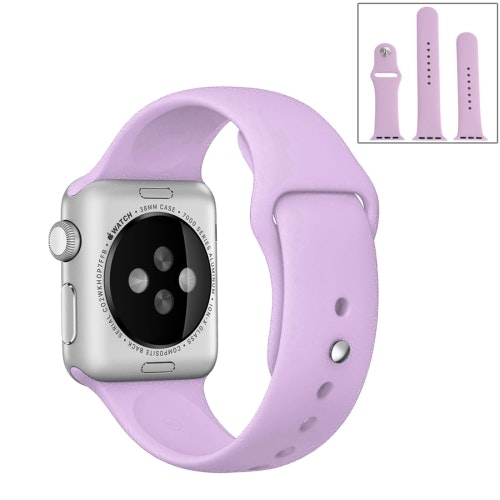 För Apple Watch 42/44mm  silikon Sport klockarmband Grön