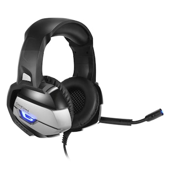 Onikuma K5 3.5mm Stereo gaming headset med Mikrofon Svart/grå