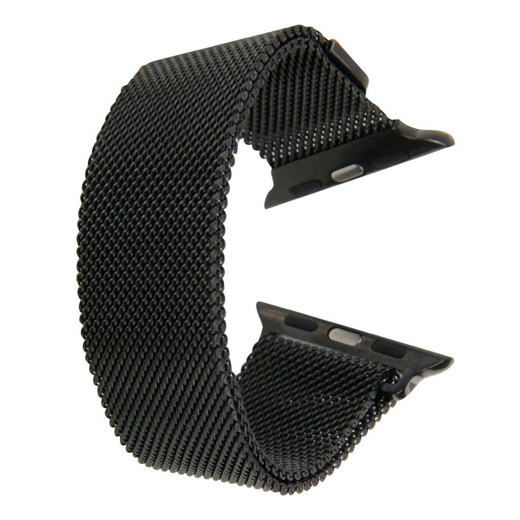 Milanese Loop Magnetic Rostfritt  apple watch armband 38/40mm Svart