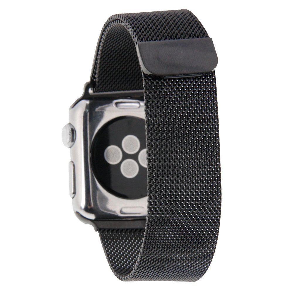 Milanese Loop Magnetic Rostfritt  apple watch armband 38/40mm Svart