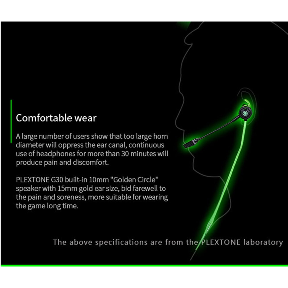 Plextone G30  Gaminghörlurar Grön