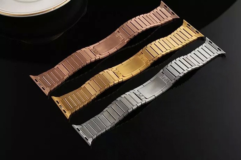 Butterfly Buckle Stainless Steel Apple Watch 38/40mm Roséguld