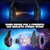 ONIKUMA K10 headset med RGB LED-ljus