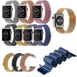 Milanese Loop Magnetic Rostfritt  apple watch armband 42/44 mm Blå
