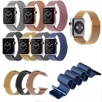 Milanese Loop Magnetic Rostfritt  apple watch armband 42/44 mm Guld