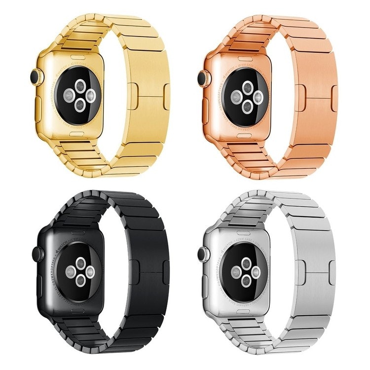 Butterfly Buckle Stainless Steel Apple Watch 38/40mm Guld