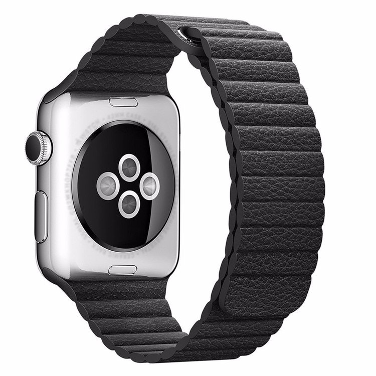 Kopia För Apple Watch 42mm Loop magnetlåsspänne PU läder armband Svart -  Prylar-se / Fri Frakt / Snabba Leveranser