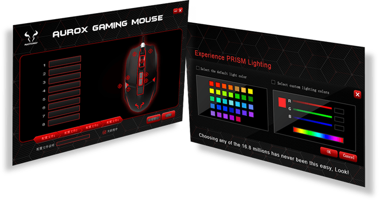 RIOTORO Aurox Gaming Mus RGB