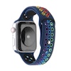 För Apple Watch 44/42mm Rainbow Sport Klockarmband