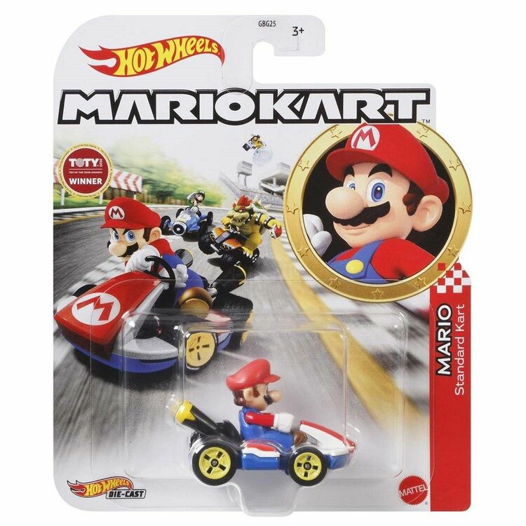 Hot Wheels Mario Kart Standard Kart Vehicle