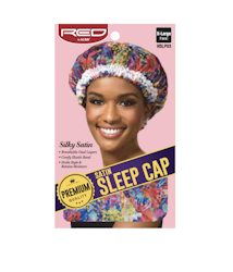 Red by Kiss Satin Sleep Cap Floral HSLP03