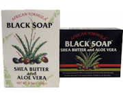 African Formula Shea Butter and Aloe Vera Black Soap 100 g