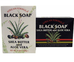 African Formula Shea Butter and Aloe Vera Black Soap 100 g