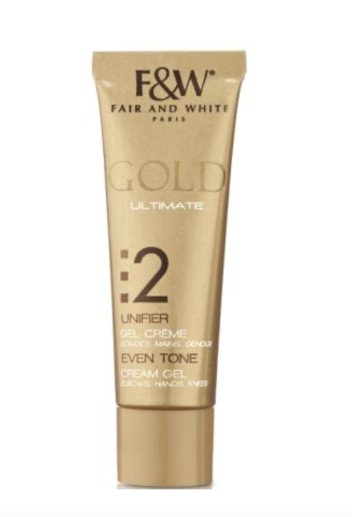 Fair and White Gold Ultimate Even Tone Specialized Cream Gel Elbows, hands, knees