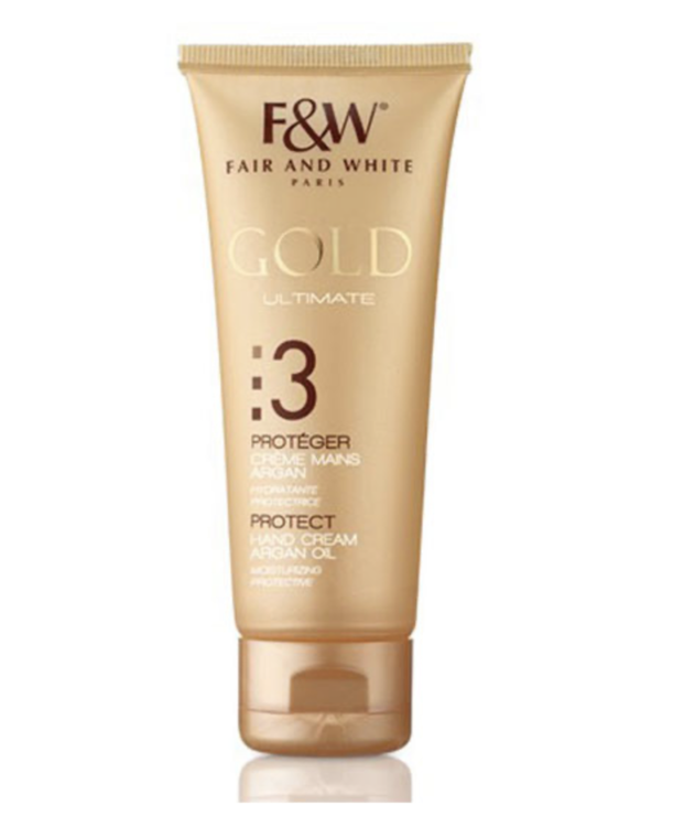 Fair and White Gold Ultimate Protect Hand Cream With Argan Oil