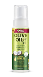 ORS Olive Oil Hold And Shine Wrap Set Mousse With Coconut Oil