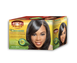 African Pride Olive Miracle Deep Conditioning No Lye Relaxer #regular