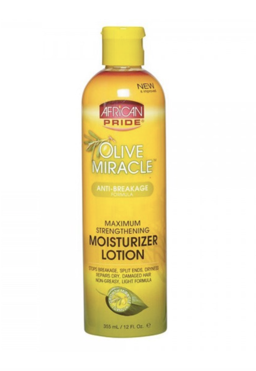 African Pride Olive Miracle Maximum Strengthening Moisturizer Lotion