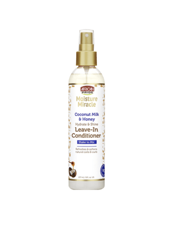 African Pride Moisture Miracle Coconut Milk And Honey Leave In Conditioner
