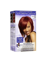 Dark And Lovely color 394 vivacious red