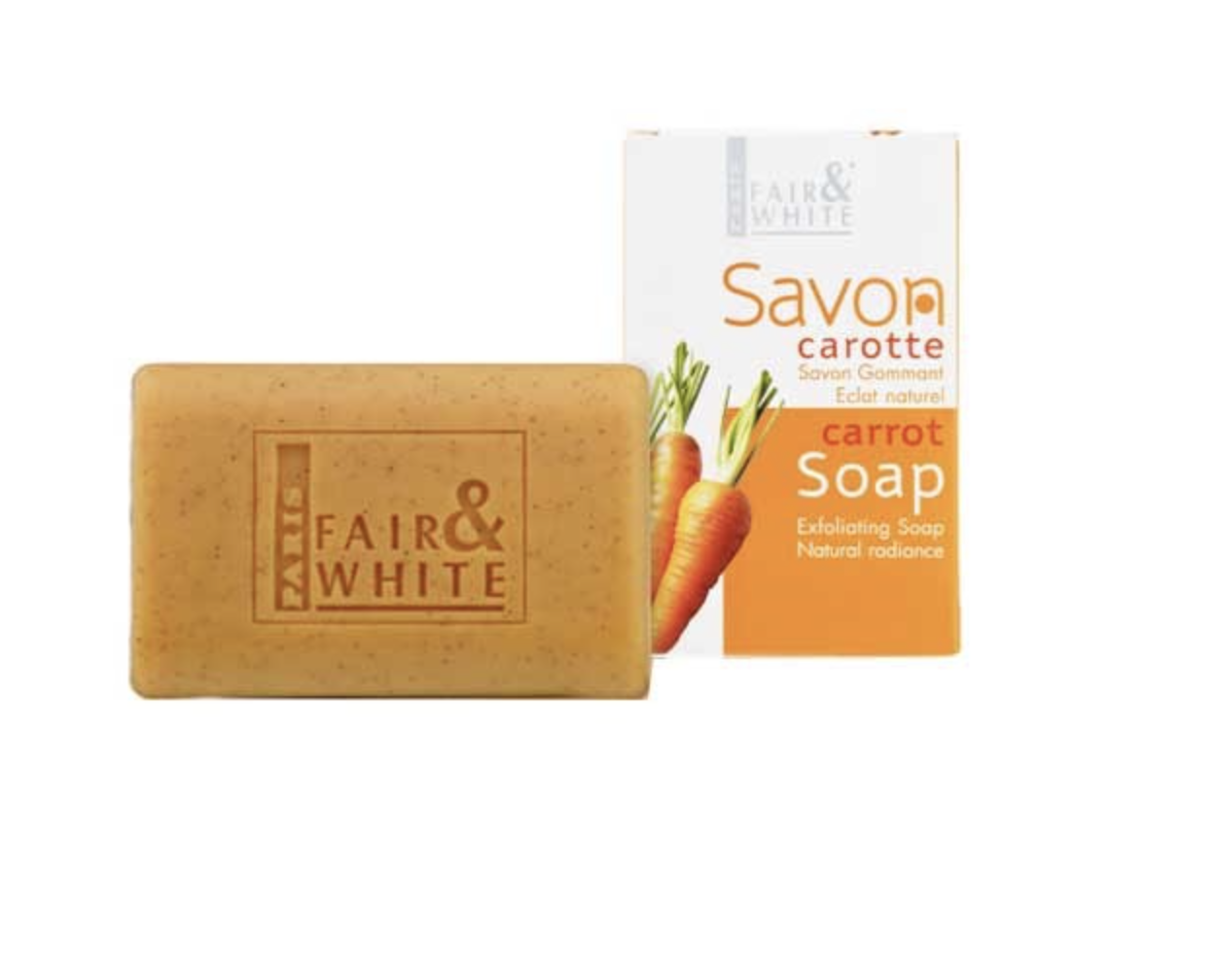 Fair and White Original Carrot Exfoliating Soap 200 g