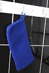 Crochet Wash Mitt / Crochet Bath Mitt / Stickad Duschvante/ Wash Glove Washcloth/ gant de toilette au crochet #Klarblå