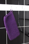 Crochet Wash Mitt / Crochet Bath Mitt / Stickad Duschvante/ Wash Glove Washcloth/ gant de toilette au crochet  #Lila