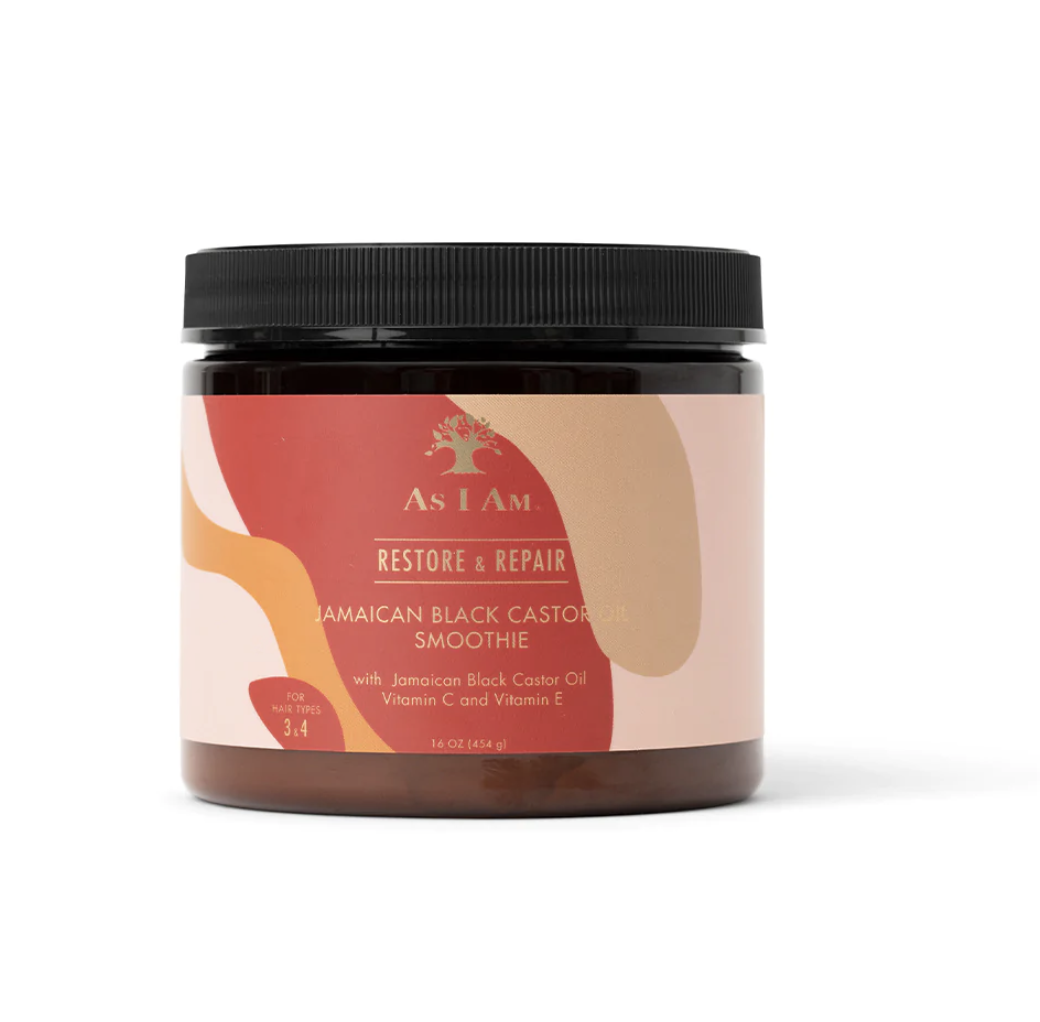 AS I AM Restore And Repair Jamaican Black Castor Oil  Smoothie 454 g