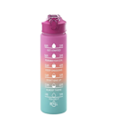 Motivational Water Bottle Pink 750 ml