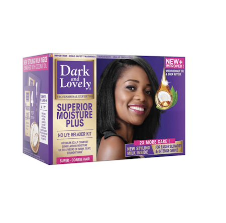 Dark And Lovely Moisture Plus No Lye Relaxer Super