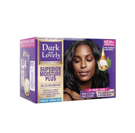 Dark And Lovely Moisture Plus No Lye Relaxer Regular