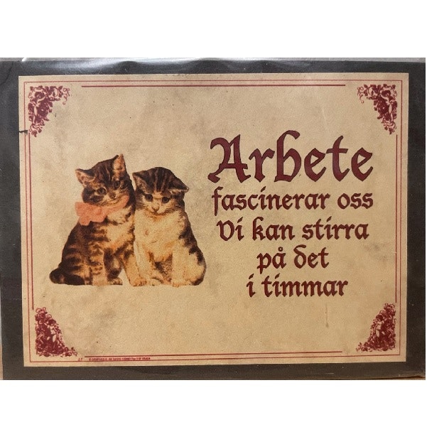 Magnet "Arbete fascinerar oss..."