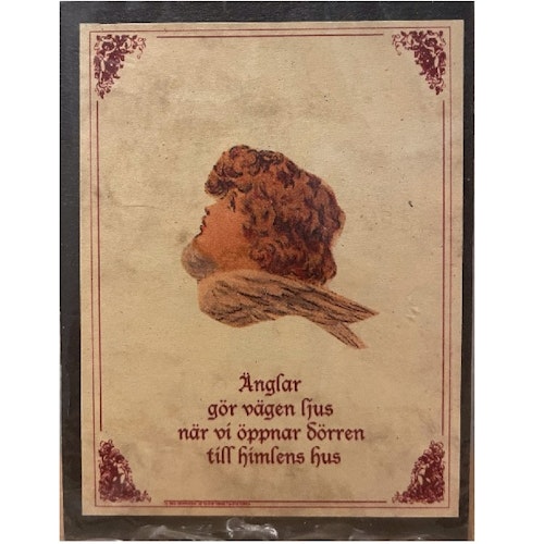 Magnet "Änglar gör vägen ljus..."