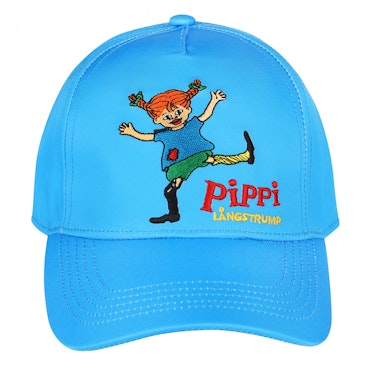 Mütze Pippi Langstrumpf Blau, Größe 48/50