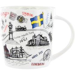 Mug Gothenburg drawings, 37cl