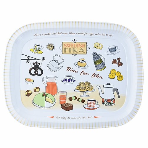 Tin tray, Swedish Fika