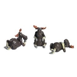 Three small moose H.2-5cm