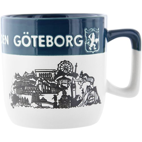 Mug Gothenburg, two-tone blue