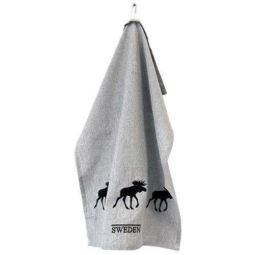 Moose kitchen towel, Sweden, recycled