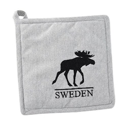 Moose pot holder, recycled