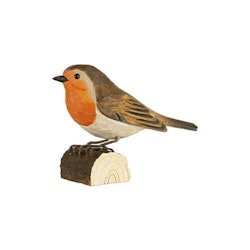 Hand-carved Robin in wood