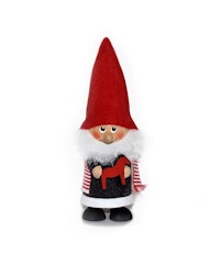 Santa with Dala horse (Swedish handmade)