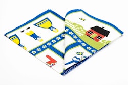 Kitchen towel Sweden symbols
