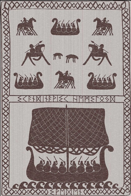 Kitchen towel Vikings, 47x70 cm