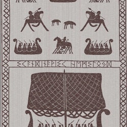 Kitchen towel Vikings, 47x70 cm